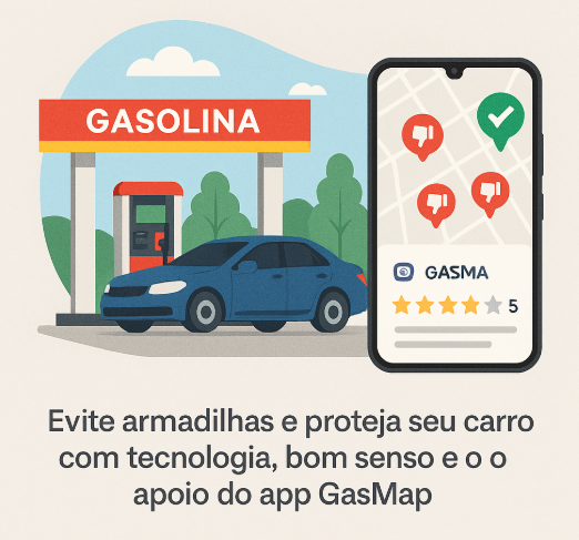 Como se deve escolher um posto antes de abastecer.